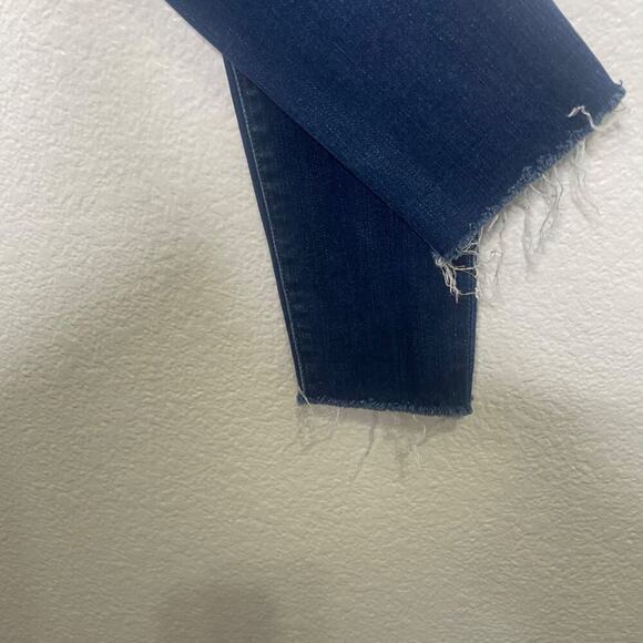 Frame Womens Jean Size 25 Le Skinny de Jeanne Crop Dark Wash Denim Blue Casual - Picture 10 of 14